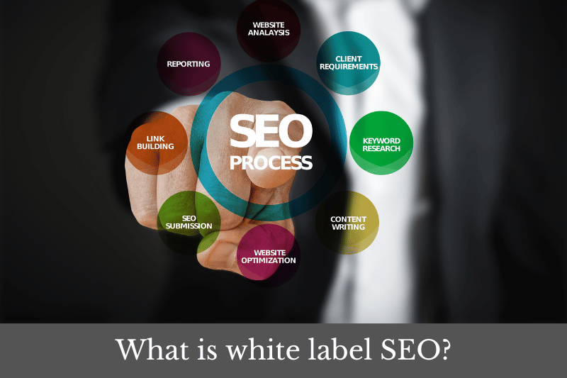 Featured image for article answering the question: What is white label SEO?
